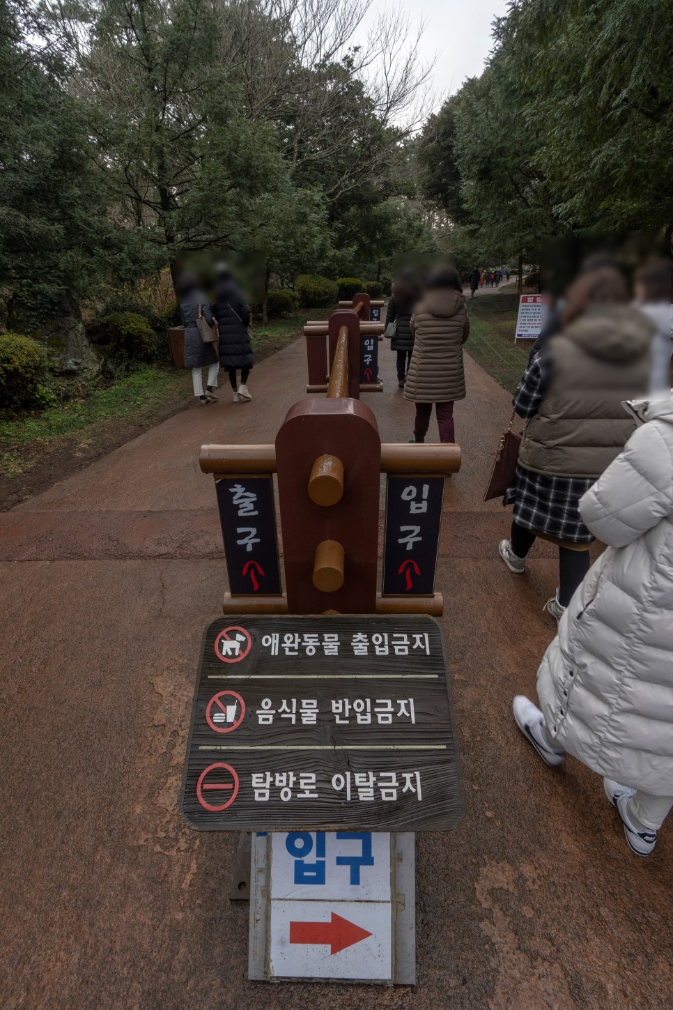 비자림 관람로 입구